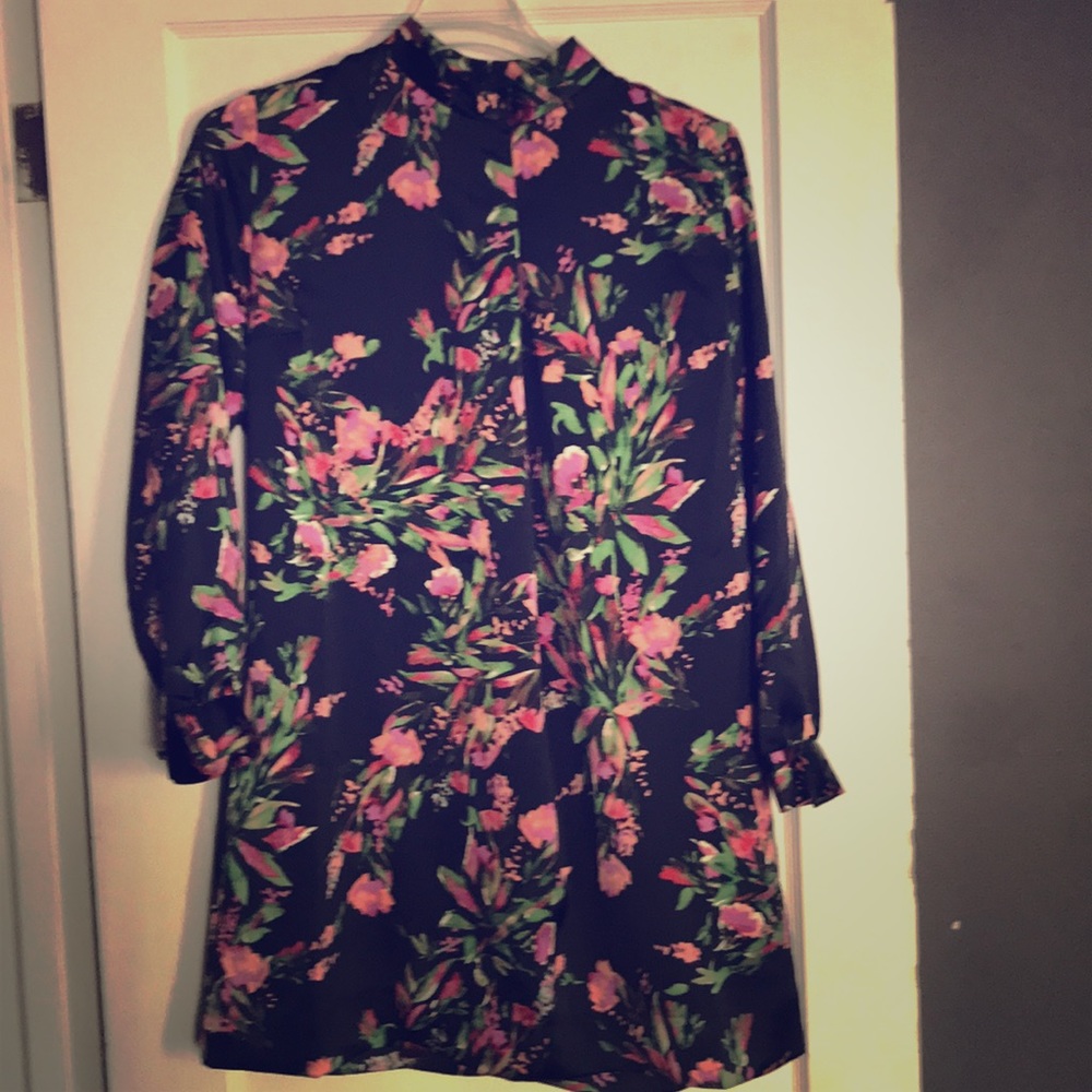 Cool long shirt or dress! Only worn once!!